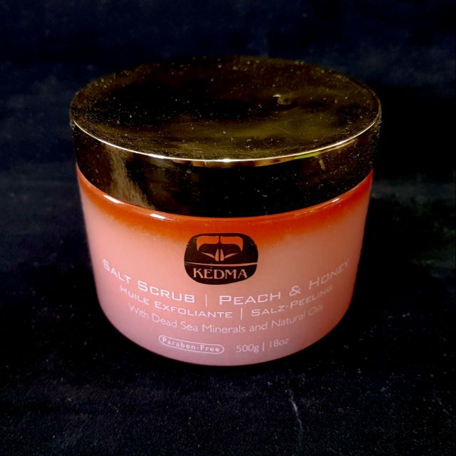 Muối Tẩy Da Chết Salt Scrub - Peach&amp;Honey Kedma 500gr