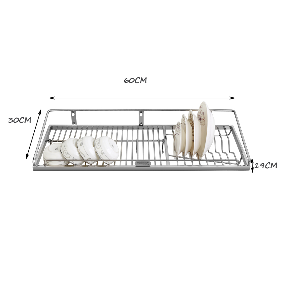 Kệ sóng chén 1 tầng bắt vít inox 304 TOVASHU nhiều kích cỡ