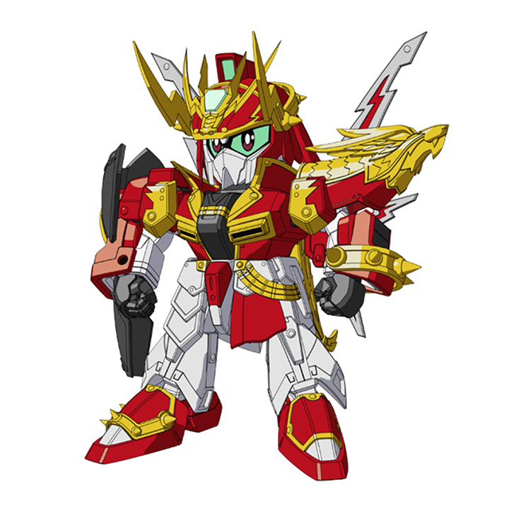 Mô hình trang trí bàn học tướng quân Trương Phi A007, đồ chơi Tam Quốc lắp ghép theo mẫu sd gundam kích thước 12 cm sau khi ráp