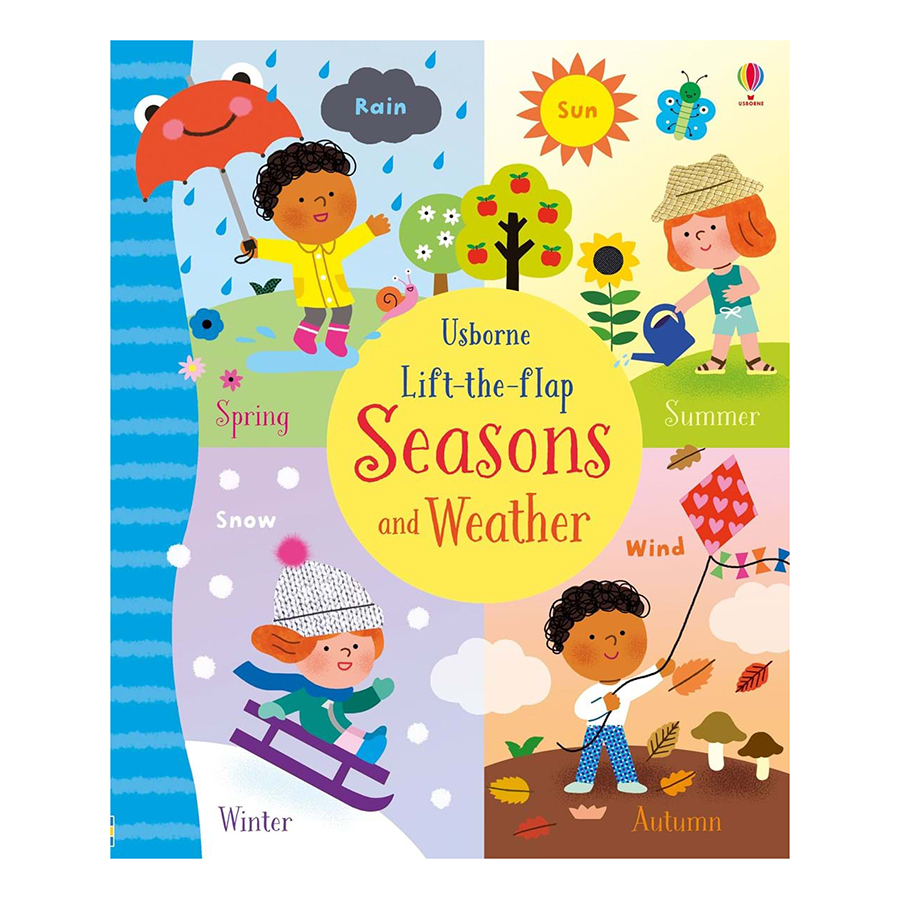 Sách tương tác tiếng Anh - Usborne Lift-The-Flap: Seasons And Weather