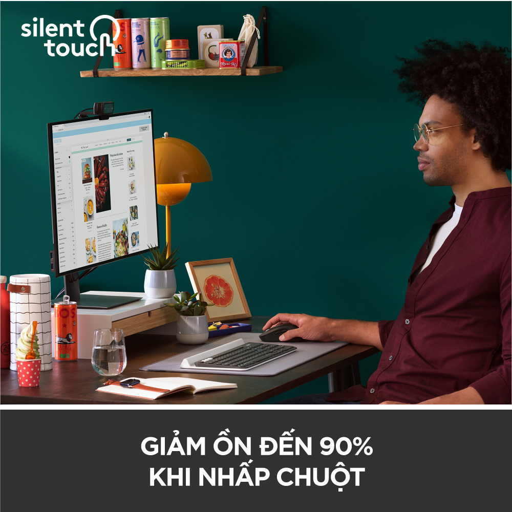 Chuột không dây bluetooth Logitech Signature M650 - Hàng chính hãng