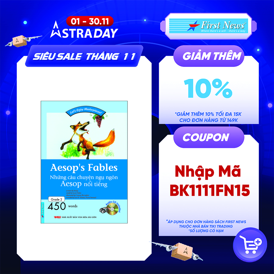 Happy Reader - Aesop's Fables (Kèm CD) - Tái Bản