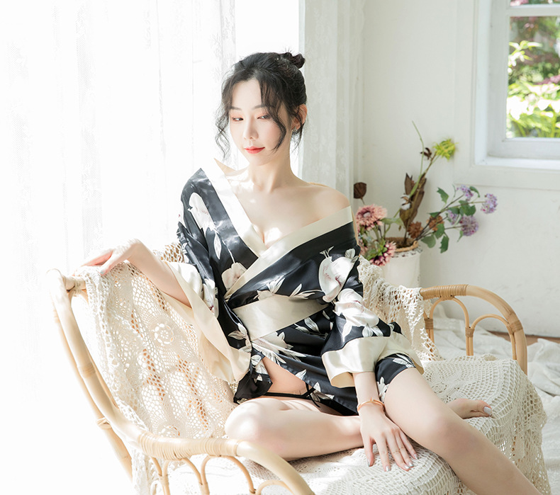 No.18 A046 phong cách nhật bản kimono Bộ đồ ngủ sexy kích thích gợi tình/ Trang phục hóa trang/ Gợi Cảm Cosplay BCS21