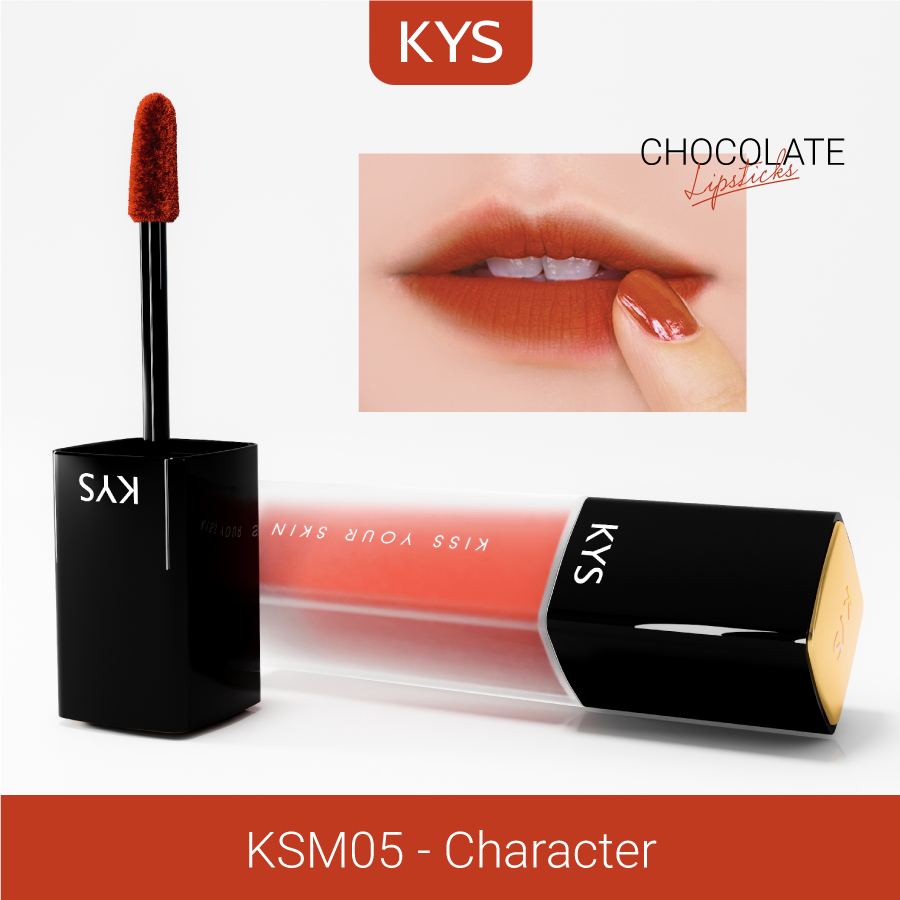 Son Chocolate Matte Lipstick KYS – CHARACTER CAM CHÁY