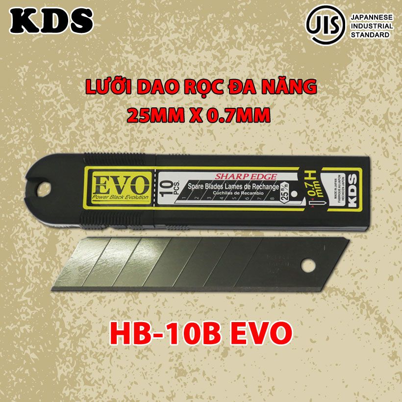 LƯỠI DAO ĐA NĂNG 25mm KDS HB-10BEVO