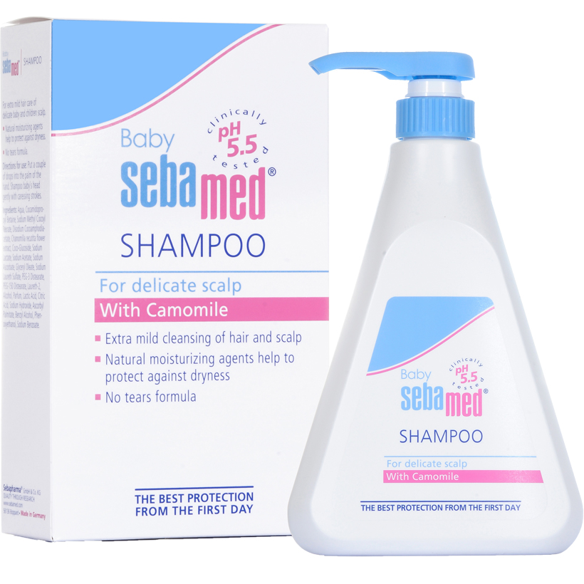 Dầu Gội Trẻ Em Dịu Nhẹ Không Cay Mắt Baby Sebamed Children's Shampoo SBB02A (500ml)