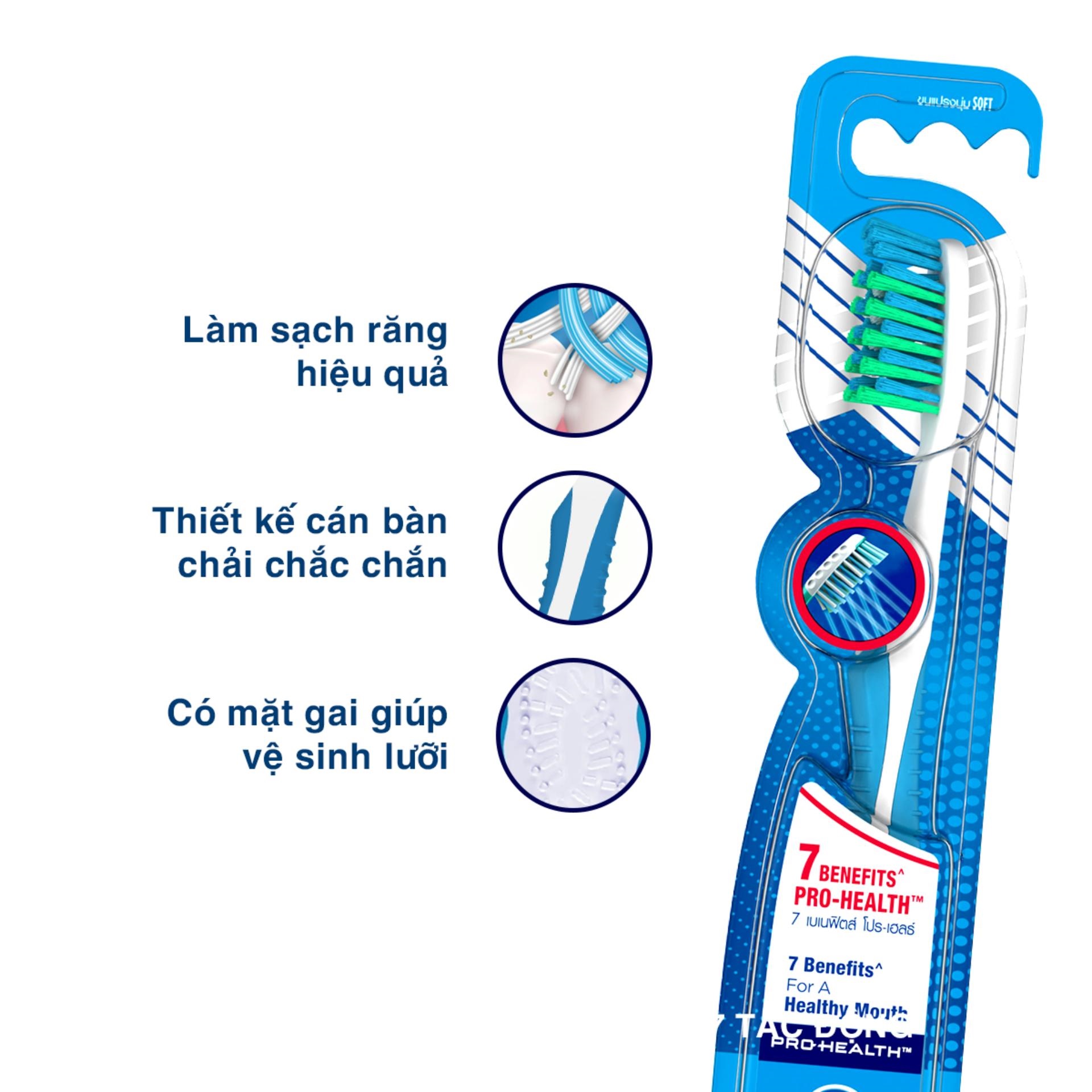 Bộ Bàn Chải Đánh Răng ORAL-B 7 Tác Động (Mua 2 tặng 1)