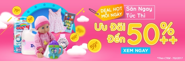 Deal Hot Mỗi Ngày - Săn Ngay Tức Thì