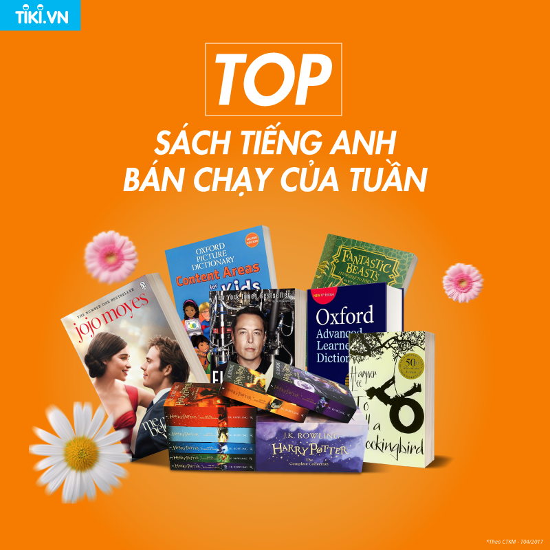 Top sách tiếng anh bánh chạy