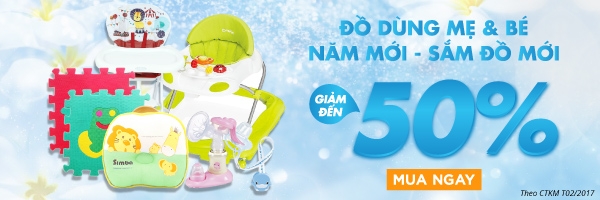 Đồ dùng Mẹ & Bé - Năm mới - Sắm đồ mới