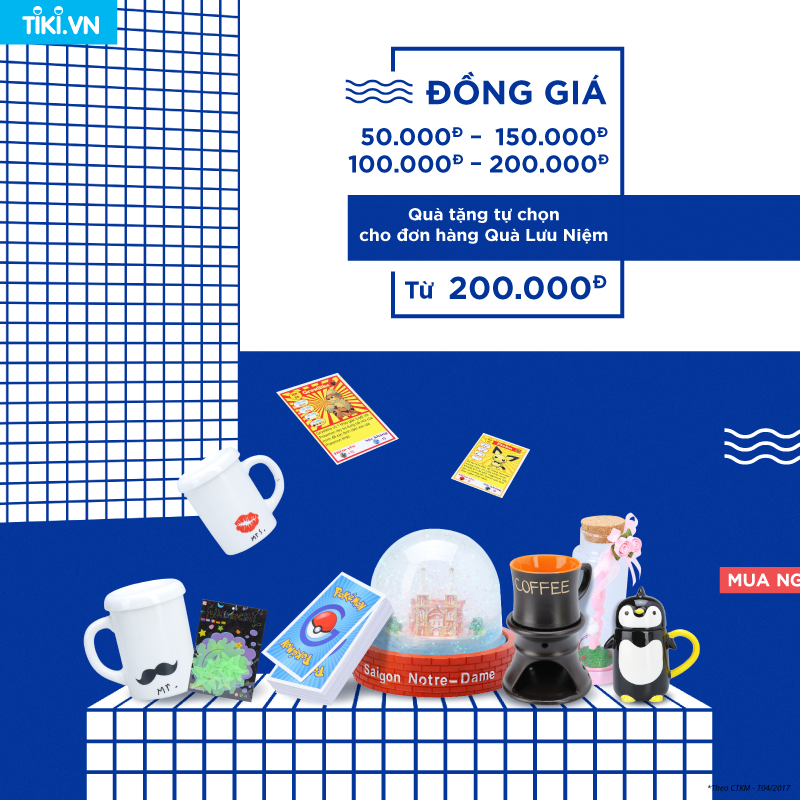 Quà tặng đồng giá từ 50k