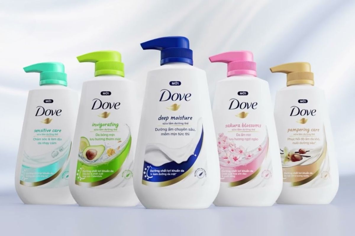 Review sữa tắm Dove