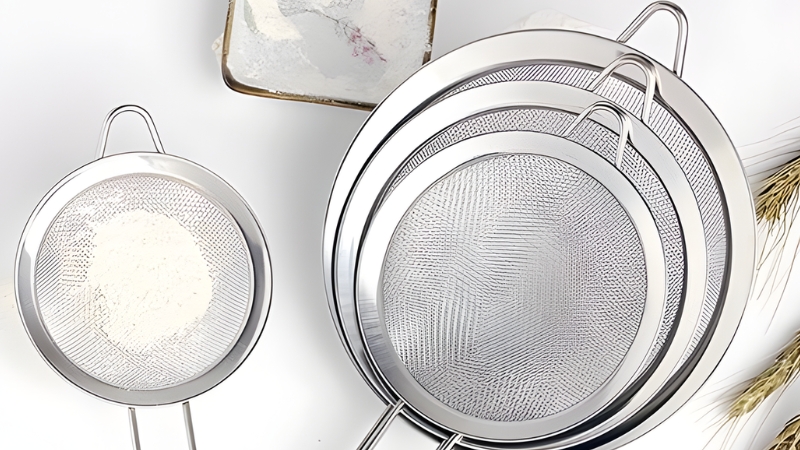 Ray Bột giúp lọc bột mịn, loại bỏ tạp chất trước khi chế biến