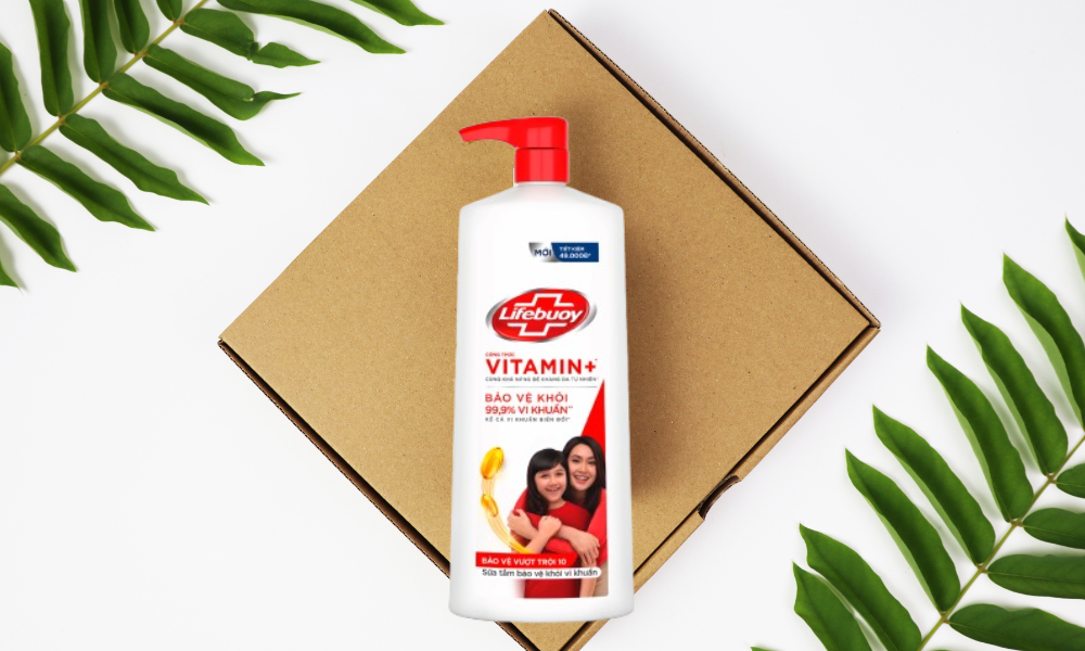 Sữa Tắm Lifebuoy Công thức Vitamin+ Bảo vệ vượt trội