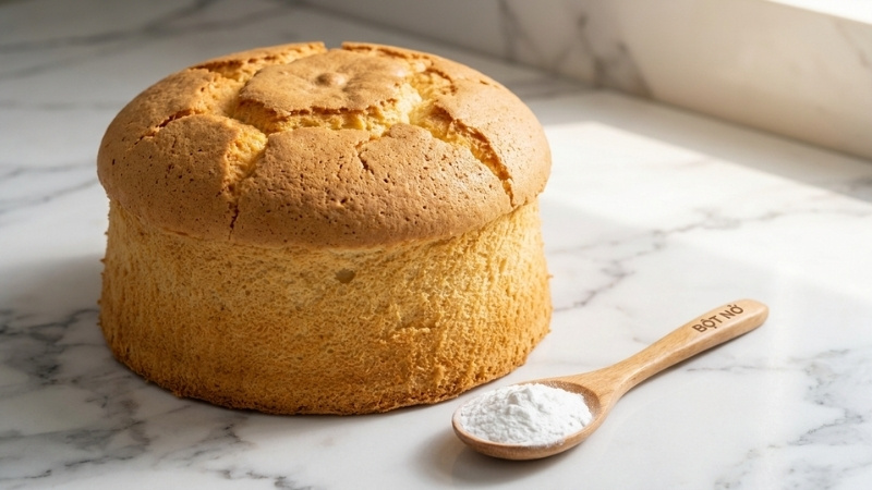 Bột nở ch&iacute;nh h&atilde;ng gi&uacute;p b&aacute;nh b&ocirc;ng lan đạt độ phồng xốp l&yacute; tưởng v&agrave; kết cấu mềm mịn