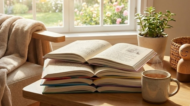 T&igrave;m lại sự c&acirc;n bằng v&agrave; niềm vui sống qua những trang s&aacute;ch đầy cảm hứng