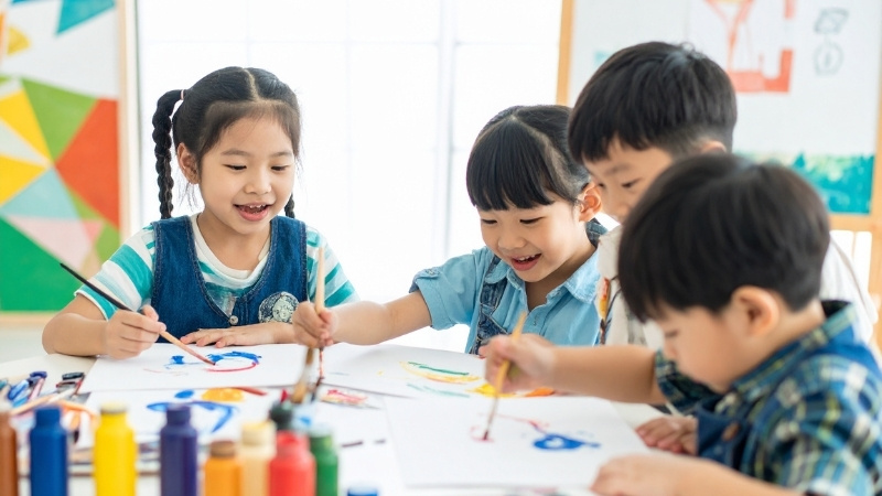 An tâm sáng tạo với các dòng màu nước an toàn, không độc hại cho trẻ nhỏ