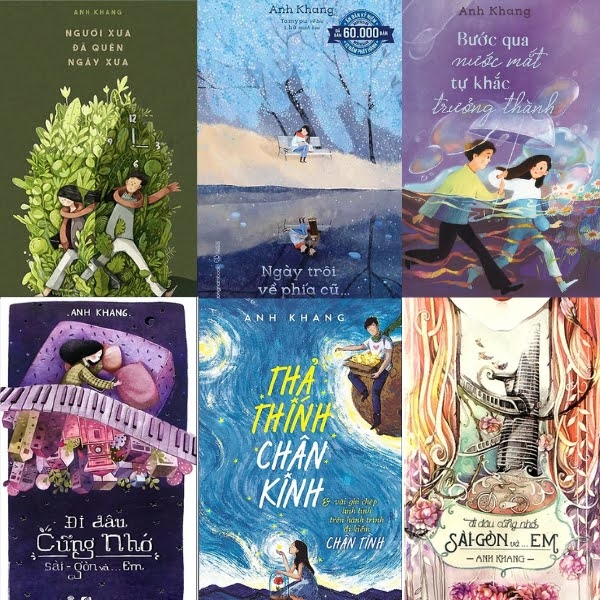 C&aacute;c t&aacute;c phẩm nổi bật của t&aacute;c giả Anh Khang
