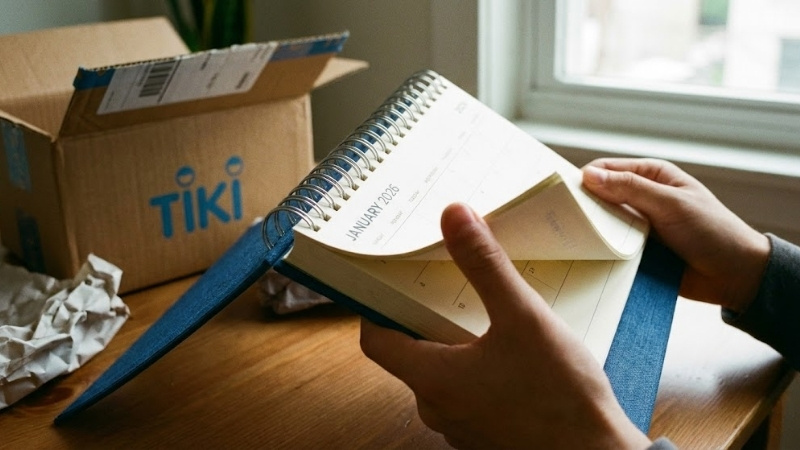 Kiểm tra kỹ chất lượng in ấn, giấy v&agrave; l&ograve; xo ngay khi nhận h&agrave;ng để đảm bảo trải nghiệm tốt nhất