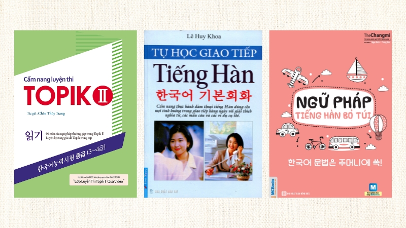 S&aacute;ch Học Tiếng H&agrave;n ph&ugrave; hợp cho người mới bắt đầu v&agrave; n&acirc;ng cao