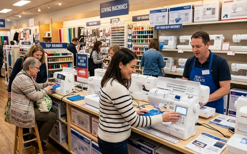 Lựa chọn m&aacute;y may điện tử chất lượng cao n&acirc;ng cao chất lượng sống