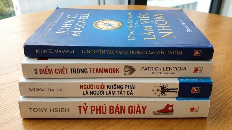 Nổi bật c&oacute; John C. Maxwell, Ken Blanchard c&ugrave;ng c&aacute;c s&aacute;ch teamwork kinh điển, dễ &aacute;p dụng