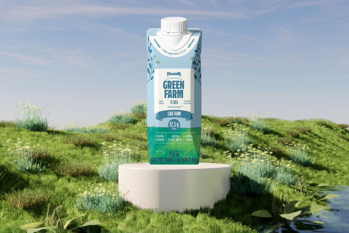 Sữa tươi Vinamilk Green Farm cao đạm