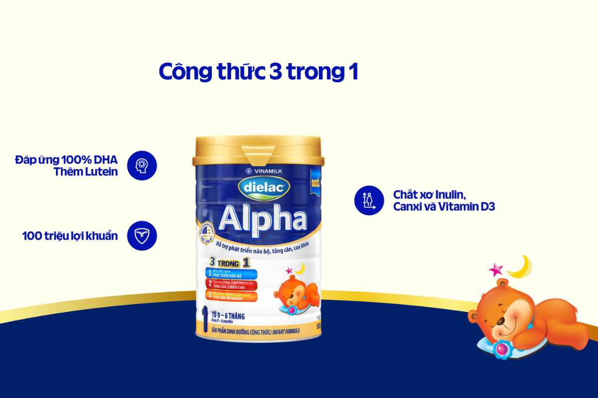 Sữa Dielac Alpha có tốt không