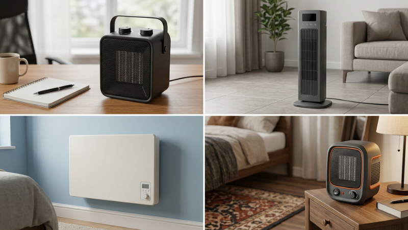 Ưu ti&ecirc;n chọn sưởi gốm c&oacute; t&iacute;nh năng tự ngắt điện khi đổ ng&atilde; để đảm bảo an to&agrave;n tuyệt đối