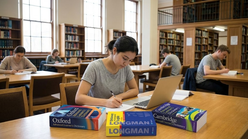 Bộ ba từ điển Oxford, Longman v&agrave; Cambridge d&agrave;nh cho người học n&acirc;ng cao