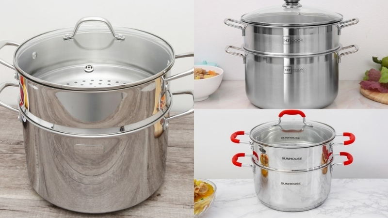Tiki cung cấp đa dạng c&aacute;c mẫu nồi hấp đ&aacute;p ứng mọi nhu cầu từ c&aacute; nh&acirc;n đến gia đ&igrave;nh