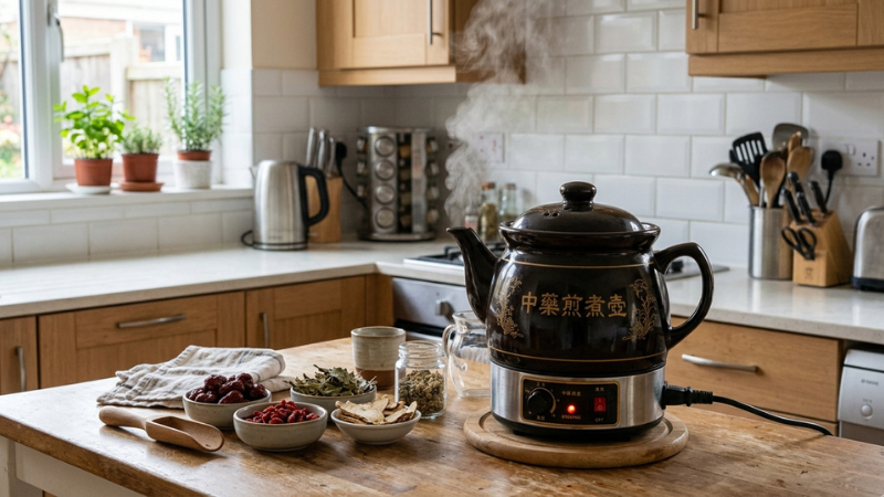 Si&ecirc;u sắc thuốc điện tự động ngắt gi&uacute;p việc đun sắc trở n&ecirc;n nhẹ nh&agrave;ng an to&agrave;n v&agrave; tiện lợi hơn mỗi ng&agrave;y