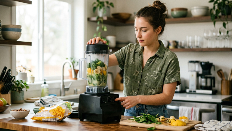 Máy xay sinh tố giúp tiết kiệm thời gian, đa dạng món ăn và chăm sóc sức khỏe gia đình