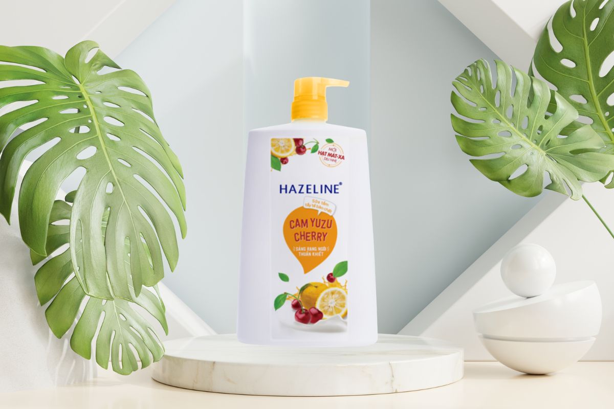 Sữa tắm Hazeline cam Yuzu Cherry