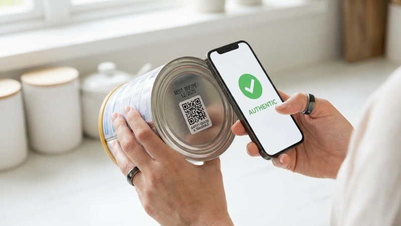 Lu&ocirc;n kiểm tra kỹ thương hiệu, hạn sử dụng v&agrave; phản ứng của b&eacute; khi d&ugrave;ng sữa mới