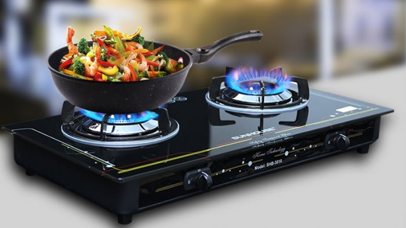 Bếp gas dương mang lại vẻ đẹp tinh tế và sự tiện lợi tối đa cho người nội trợ