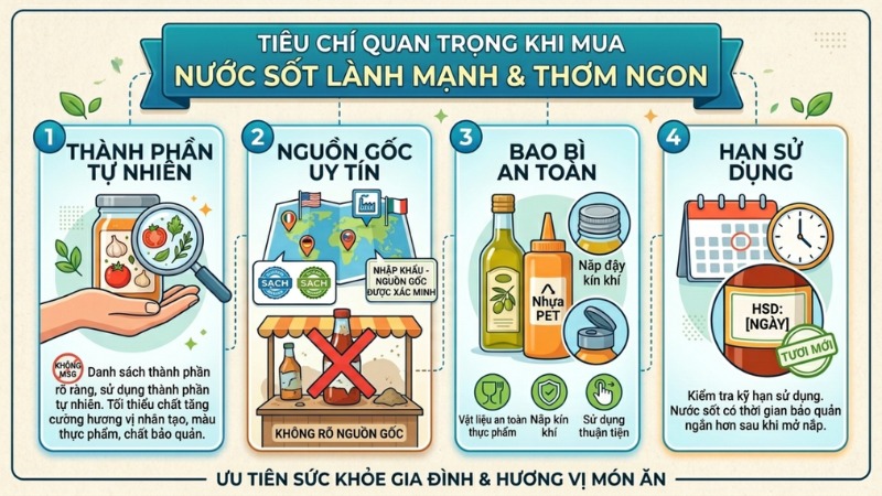 Ti&ecirc;u ch&iacute; chọn mua loại nước chấm cho bữa cơm gia đ&igrave;nh