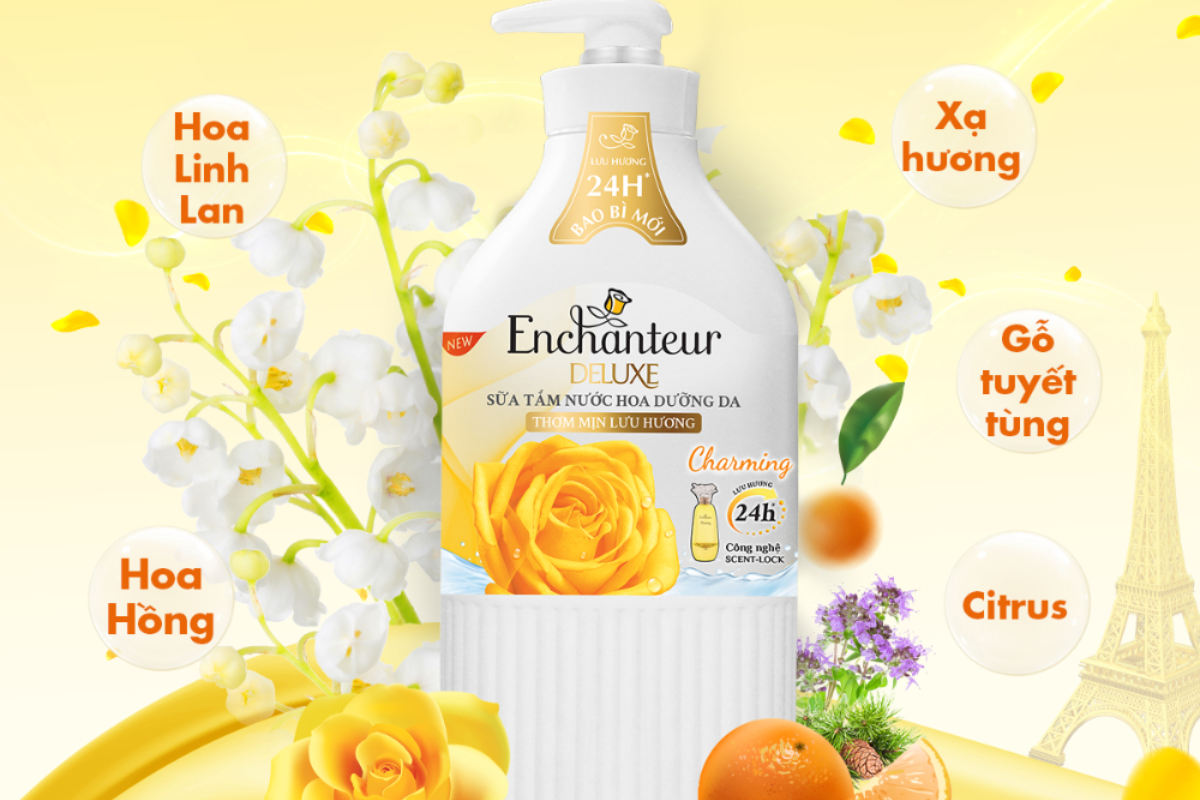 Hương Charming ngọt ng&agrave;o, dễ chịu