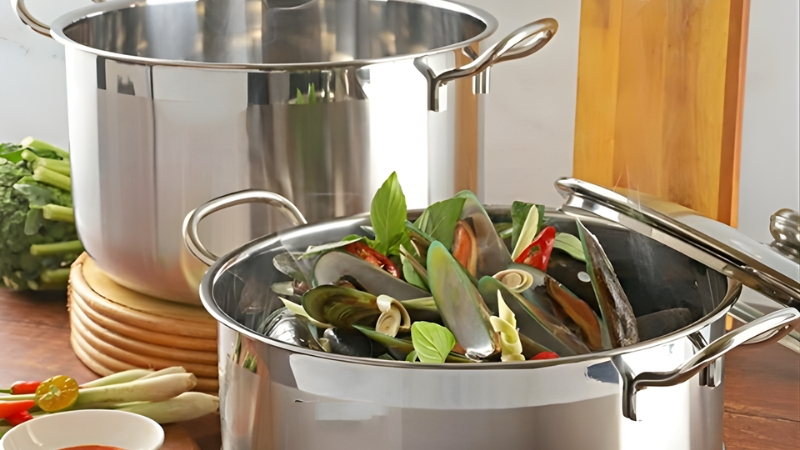 Xửng Hấp ph&ugrave; hợp để hấp rau củ, hải sản, b&aacute;nh v&agrave; nhiều m&oacute;n ăn kh&aacute;c