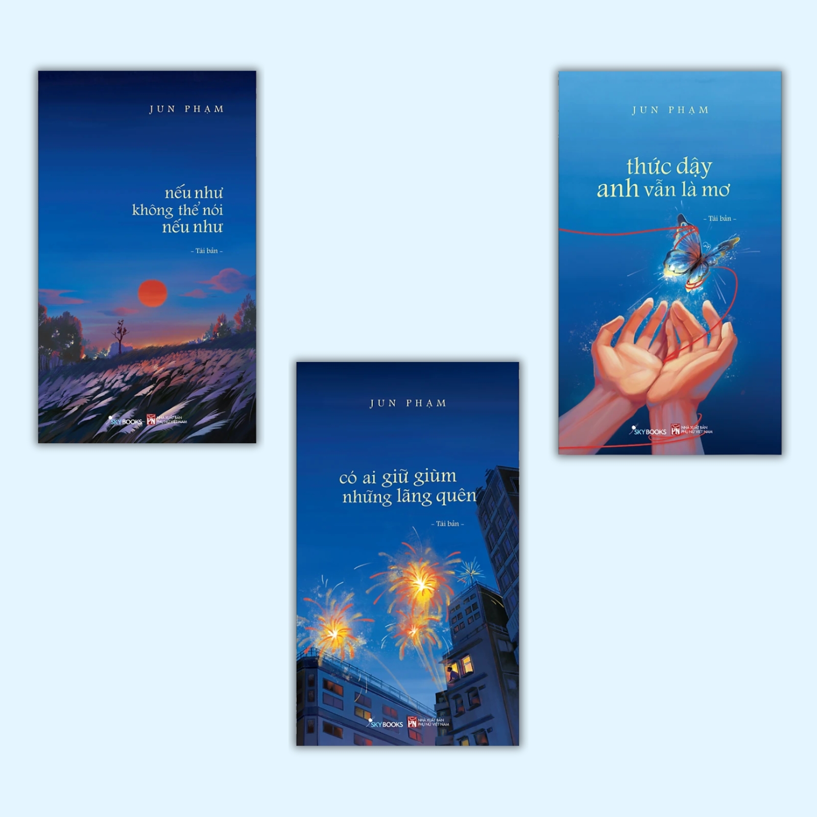 Các tác phẩm tái bản năm 2025 của tác giả Jun Phạm