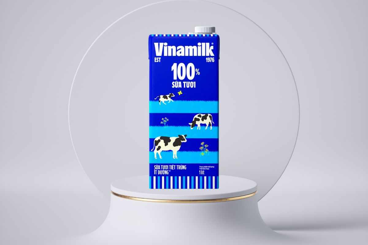 Sữa tươi tiệt trùng Vinamilk ít đường