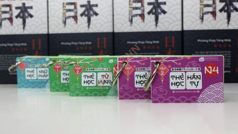 Flashcard Tiếng Nhật ph&ugrave; hợp cho người mới bắt đầu học.