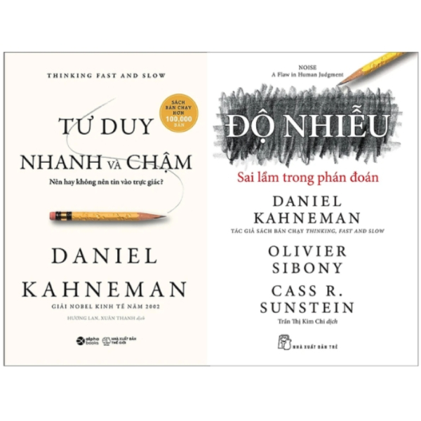 Các tác phẩm nổi bật của tác giả Daniel Kahneman