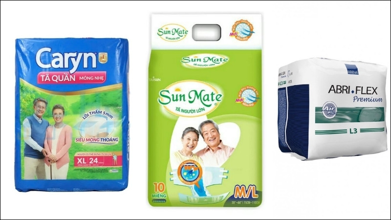 Một v&agrave;i thương hiệu tả quần người lớn uy t&iacute;n