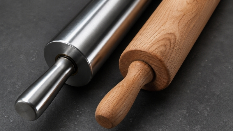 Chất liệu gỗ tự nhi&ecirc;n v&agrave; inox 304 bền bỉ của c&aacute;c d&ograve;ng c&acirc;y c&aacute;n bột