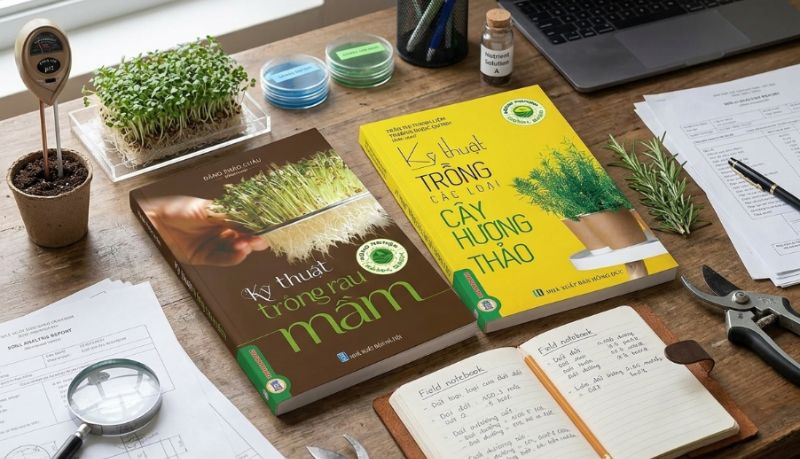 S&aacute;ch N&ocirc;ng - L&acirc;m - Ngư Nghiệp đồng h&agrave;nh c&ugrave;ng qu&aacute; tr&igrave;nh nghi&ecirc;n cứu v&agrave; thực h&agrave;nh sinh học