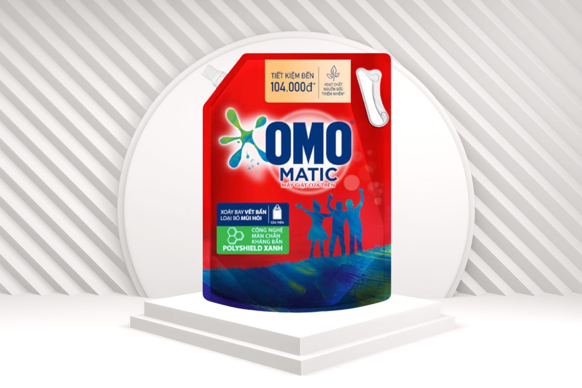 Nước giặt xả OMO Matic