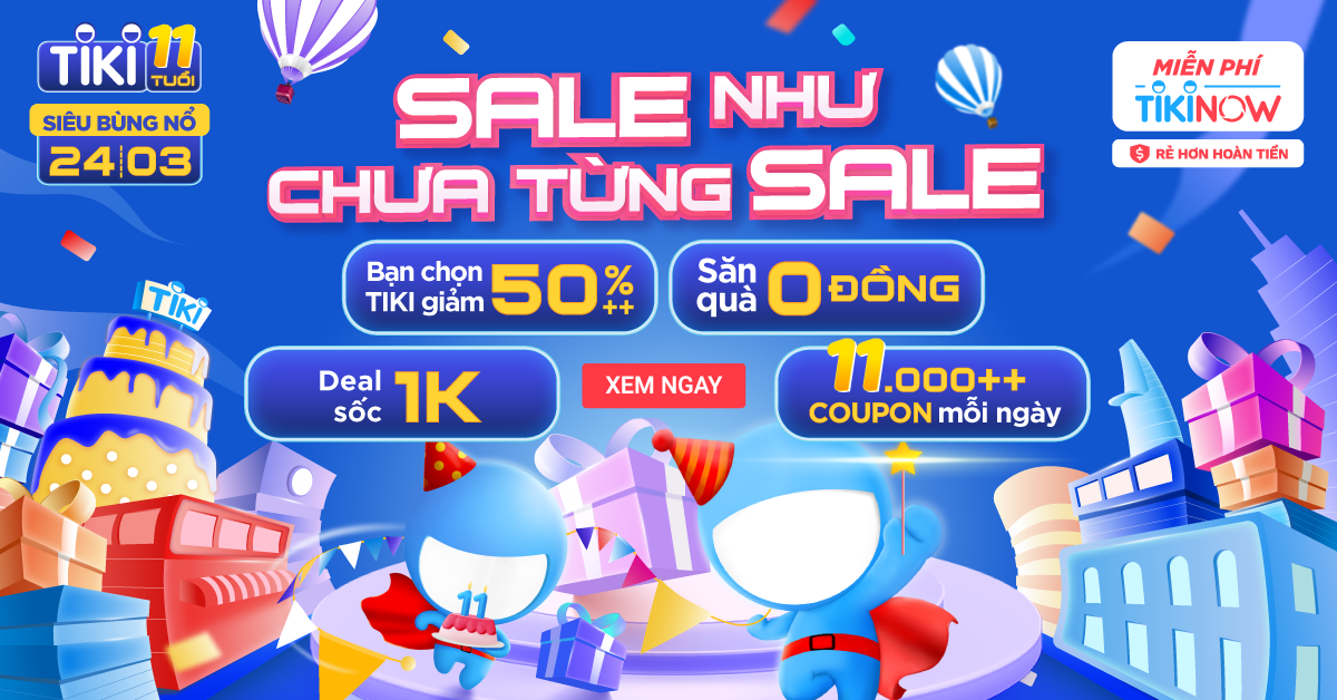 Khuyến mãi tiki sinh nhật 7 tuổi có gì hot  Lozimom