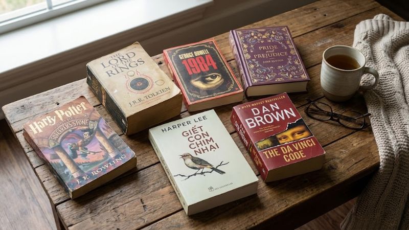 Series & Đầu sách Fiction đang được yêu thích tại Tiki