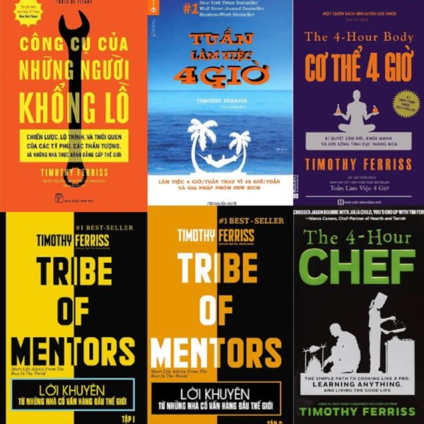 Sự nghiệp sáng tác của Timothy Ferriss gắn liền với những tác phẩm bán chạy
